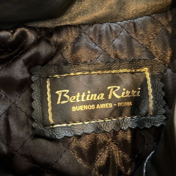 Brand new Bettina Rizzi men’s Leather Moto Jacket Argentina - Picture 3 of 9